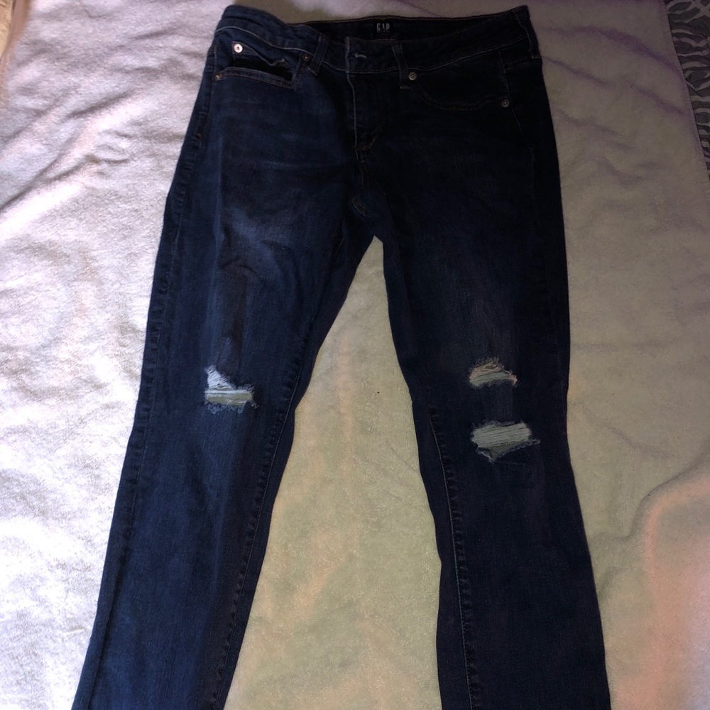 Ripped Gap Jeans